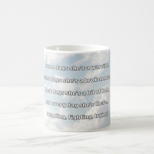 Empath Strength Positives Zitat Förderung Kaffeetasse (Mittel)