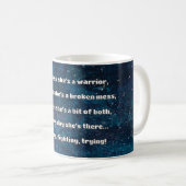 Empath Strength Positives Zitat Förderung Kaffeetasse (VorderseiteRechts)
