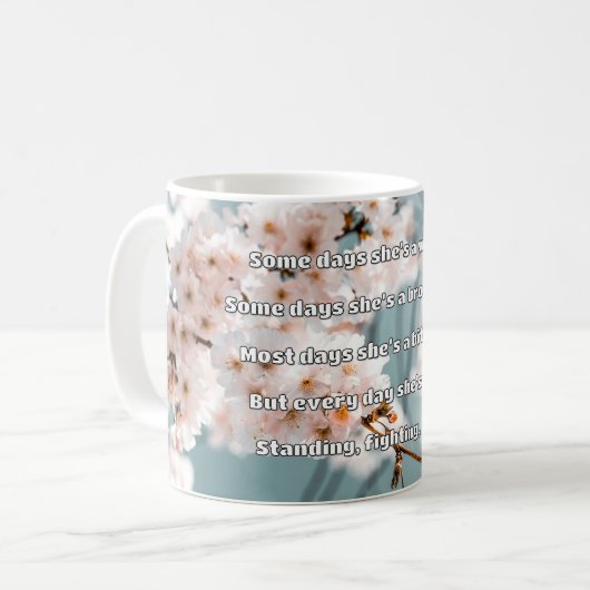 Empath Strength Positives Zitat Förderung Kaffeetasse (Vorderseite Links)