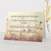 Empath Strength Positives Zitat Förderung Karte (Gelbe Blume)