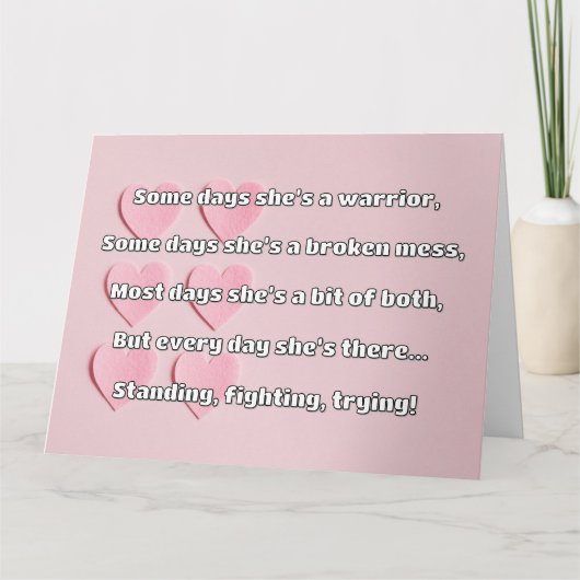 Empath Strength Positives Zitat Förderung Karte (Vorderseite)