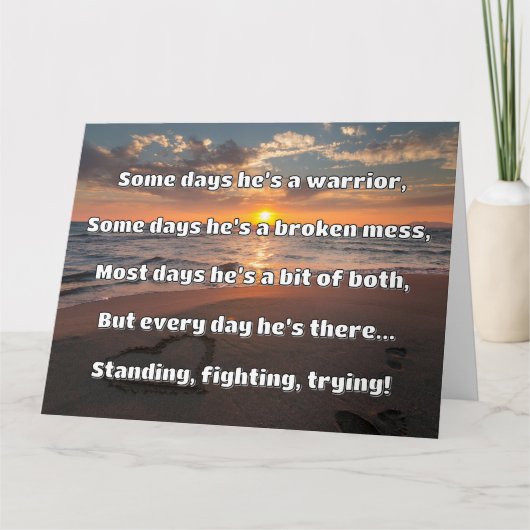 Empath Strength Positives Zitat Förderung Karte (Vorderseite)