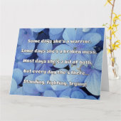 Empath Strength Positives Zitat Förderung Karte (Gelbe Blume)