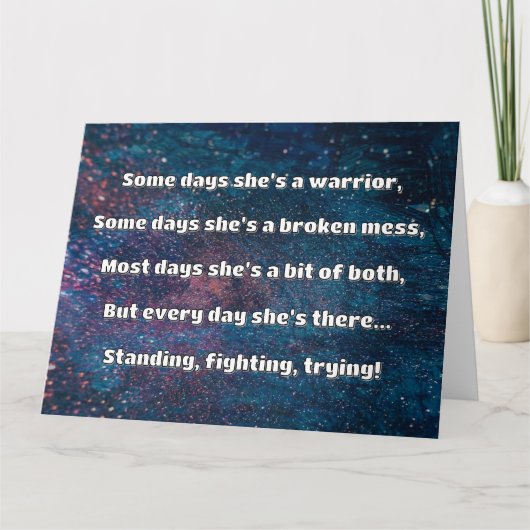 Empath Strength Positives Zitat Förderung Karte (Vorderseite)