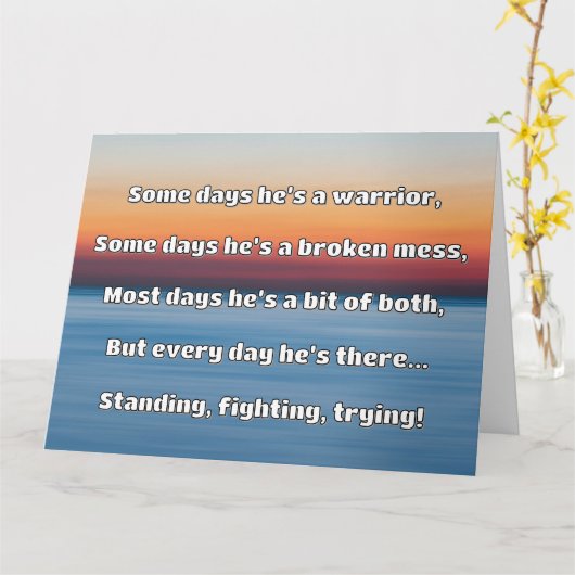 Empath Strength Positives Zitat Förderung Karte (Gelbe Blume)