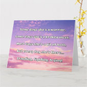 Empath Strength Positives Zitat Förderung Karte (Gelbe Blume)