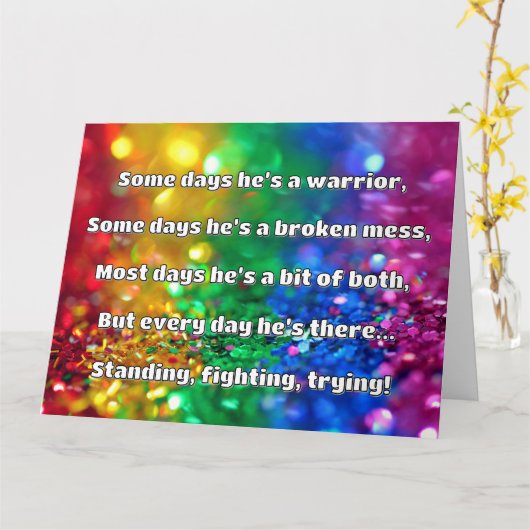 Empath Strength Positives Zitat Förderung Karte (Gelbe Blume)