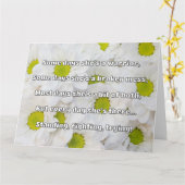 Empath Strength Positives Zitat Förderung Karte (Gelbe Blume)