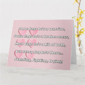 Empath Strength Positives Zitat Förderung Karte (Gelbe Blume)