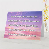 Empath Strength Positives Zitat Förderung Karte (Gelbe Blume)