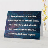 Empath Strength Positives Zitat Förderung Karte (Gelbe Blume)