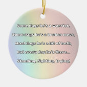 Empath Strength Positives Zitat Förderung Keramik Ornament (Vorne)