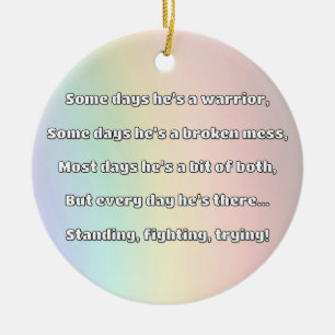 Empath Strength Positives Zitat Förderung Keramik Ornament