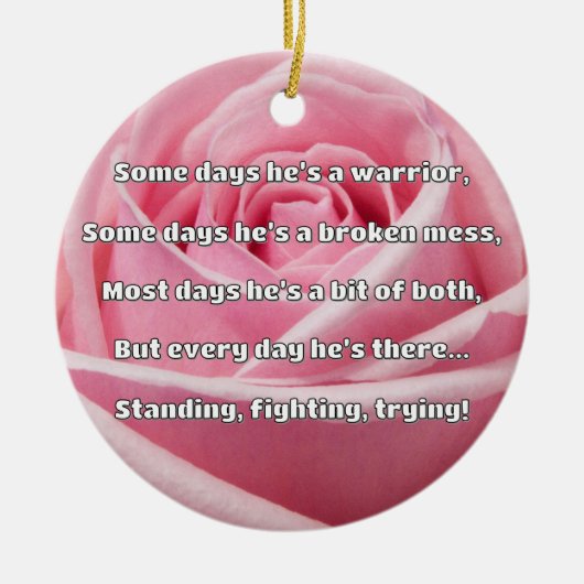 Empath Strength Positives Zitat Förderung Keramik Ornament (Vorne)