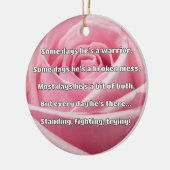 Empath Strength Positives Zitat Förderung Keramik Ornament (Links)