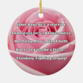 Empath Strength Positives Zitat Förderung Keramik Ornament (Hinten)