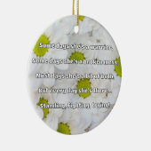 Empath Strength Positives Zitat Förderung Keramik Ornament (Rechts)