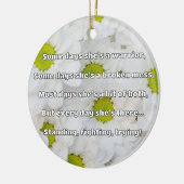 Empath Strength Positives Zitat Förderung Keramik Ornament (Links)