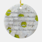 Empath Strength Positives Zitat Förderung Keramik Ornament (Hinten)