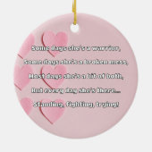Empath Strength Positives Zitat Förderung Keramik Ornament (Hinten)