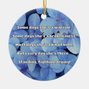 Empath Strength Positives Zitat Förderung Keramik Ornament