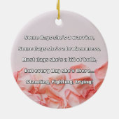 Empath Strength Positives Zitat Förderung Keramik Ornament (Hinten)