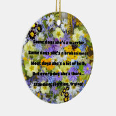 Empath Strength Positives Zitat Förderung Keramik Ornament (Rechts)