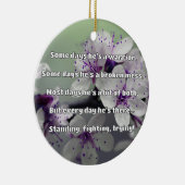 Empath Strength Positives Zitat Förderung Keramik Ornament (Rechts)
