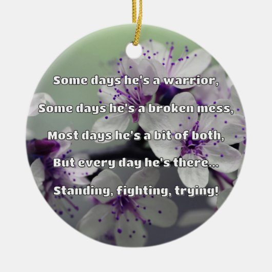 Empath Strength Positives Zitat Förderung Keramik Ornament (Vorne)