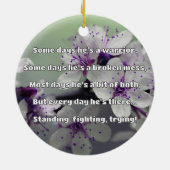 Empath Strength Positives Zitat Förderung Keramik Ornament (Hinten)
