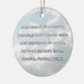 Empath Strength Positives Zitat Förderung Keramik Ornament (Links)