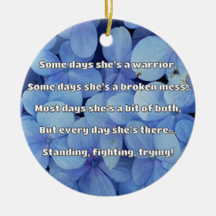 Empath Strength Positives Zitat Förderung Keramik Ornament