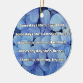 Empath Strength Positives Zitat Förderung Keramik Ornament (Links)