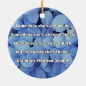 Empath Strength Positives Zitat Förderung Keramik Ornament (Hinten)