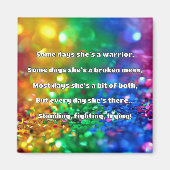 Empath Strength Positives Zitat Förderung Magnet (Vorne)