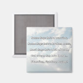 Empath Strength Positives Zitat Förderung Magnet (Vorderseite/Rückseite)