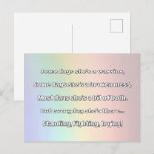 Empath Strength Positives Zitat Förderung Postkarte (Vorne/Hinten)