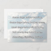 Empath Strength Positives Zitat Förderung Postkarte (Vorne/Hinten)