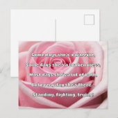 Empath Strength Positives Zitat Förderung Postkarte (Vorne/Hinten)