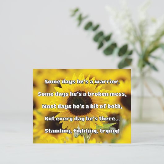 Empath Strength Positives Zitat Förderung Postkarte (Stehend Vorderseite)