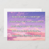 Empath Strength Positives Zitat Förderung Postkarte (Vorne/Hinten)