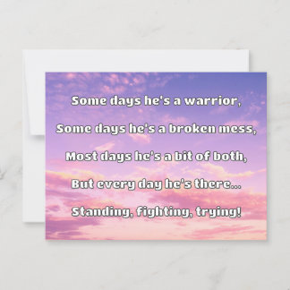 Empath Strength Positives Zitat Förderung Postkarte