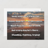 Empath Strength Positives Zitat Förderung Postkarte (Vorne/Hinten)