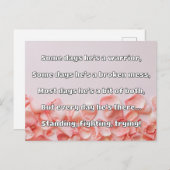 Empath Strength Positives Zitat Förderung Postkarte (Vorne/Hinten)