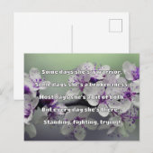 Empath Strength Positives Zitat Förderung Postkarte (Vorne/Hinten)