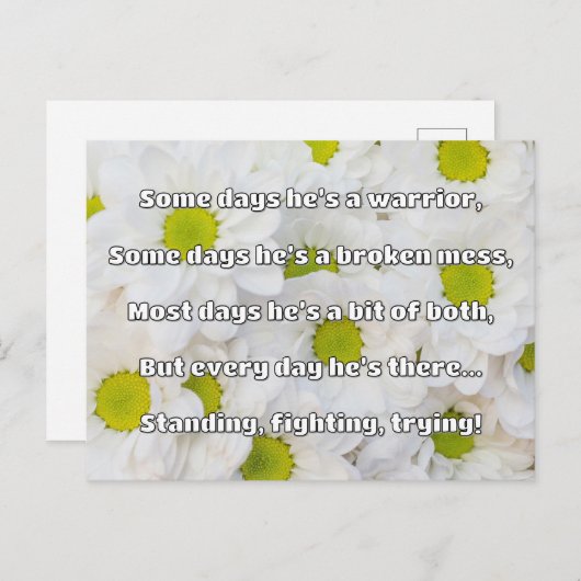 Empath Strength Positives Zitat Förderung Postkarte (Vorne/Hinten)