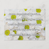 Empath Strength Positives Zitat Förderung Postkarte (Vorderseite)