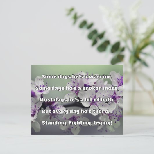 Empath Strength Positives Zitat Förderung Postkarte (Stehend Vorderseite)