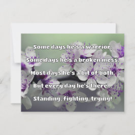 Empath Strength Positives Zitat Förderung Postkarte