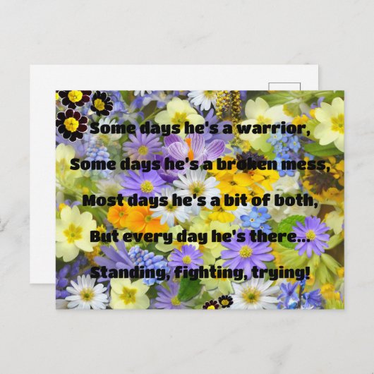 Empath Strength Positives Zitat Förderung Postkarte (Vorne/Hinten)